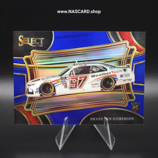 2024 Panini Select Pit Road Shane Van Gisbergen #129 Blue Prizm /175 (RC)