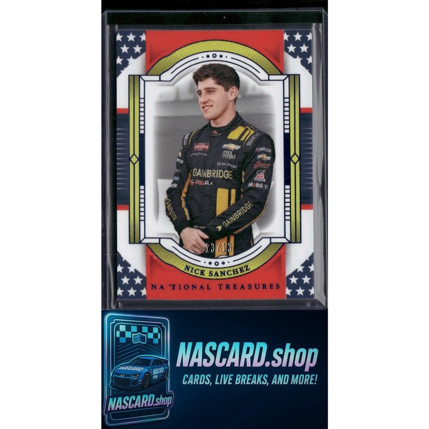 2024 Panini National Treasures #38 Nick Sanchez Stars And Stripes #13/13