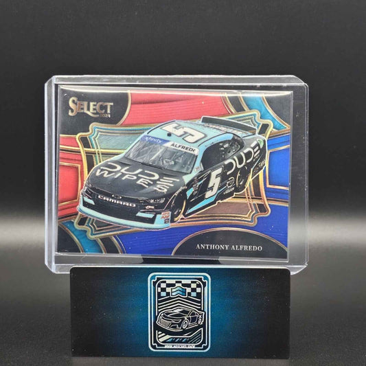 2024 Panini Select - Pit Road Red And Blue Prizm #176 Anthony Alfredo /149