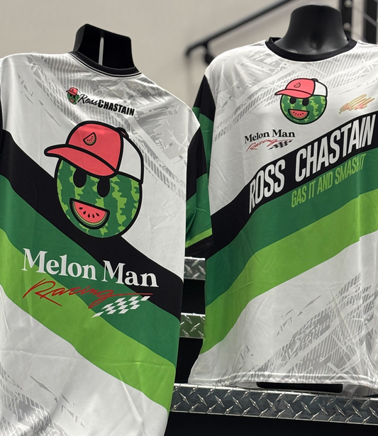 Ross Chastain Melon Man "Gas it and Smash it"  Sublimated  T-Shirt