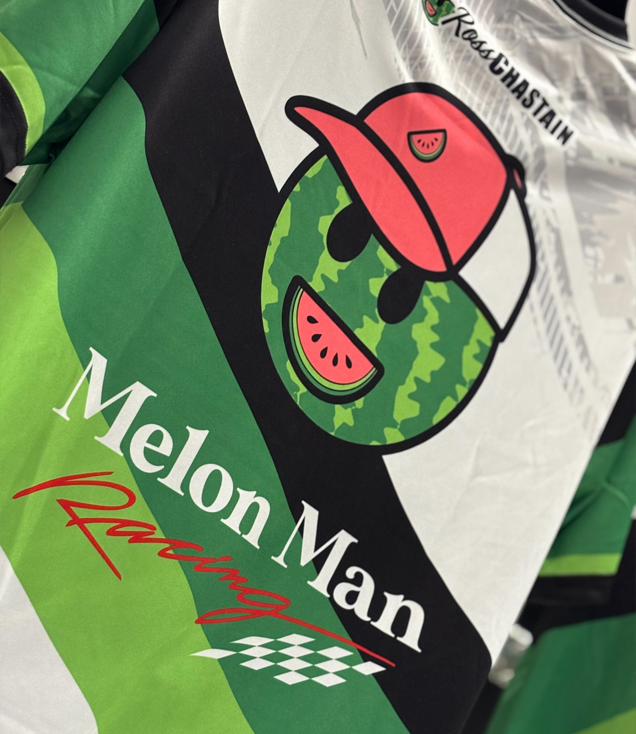 Ross Chastain Melon Man "Gas it and Smash it"  Sublimated  T-Shirt