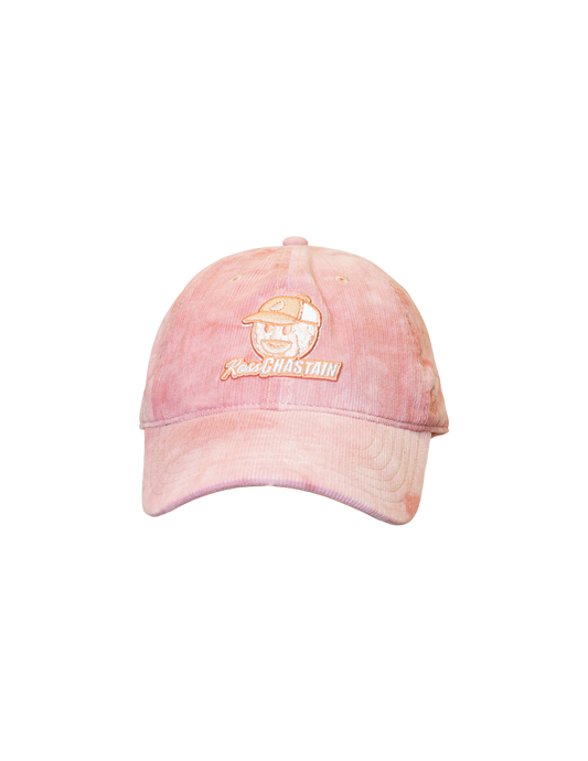 Ross Chastain Melon Man Ladies Pink Tie-Dye Corduroy Adjustable Hat