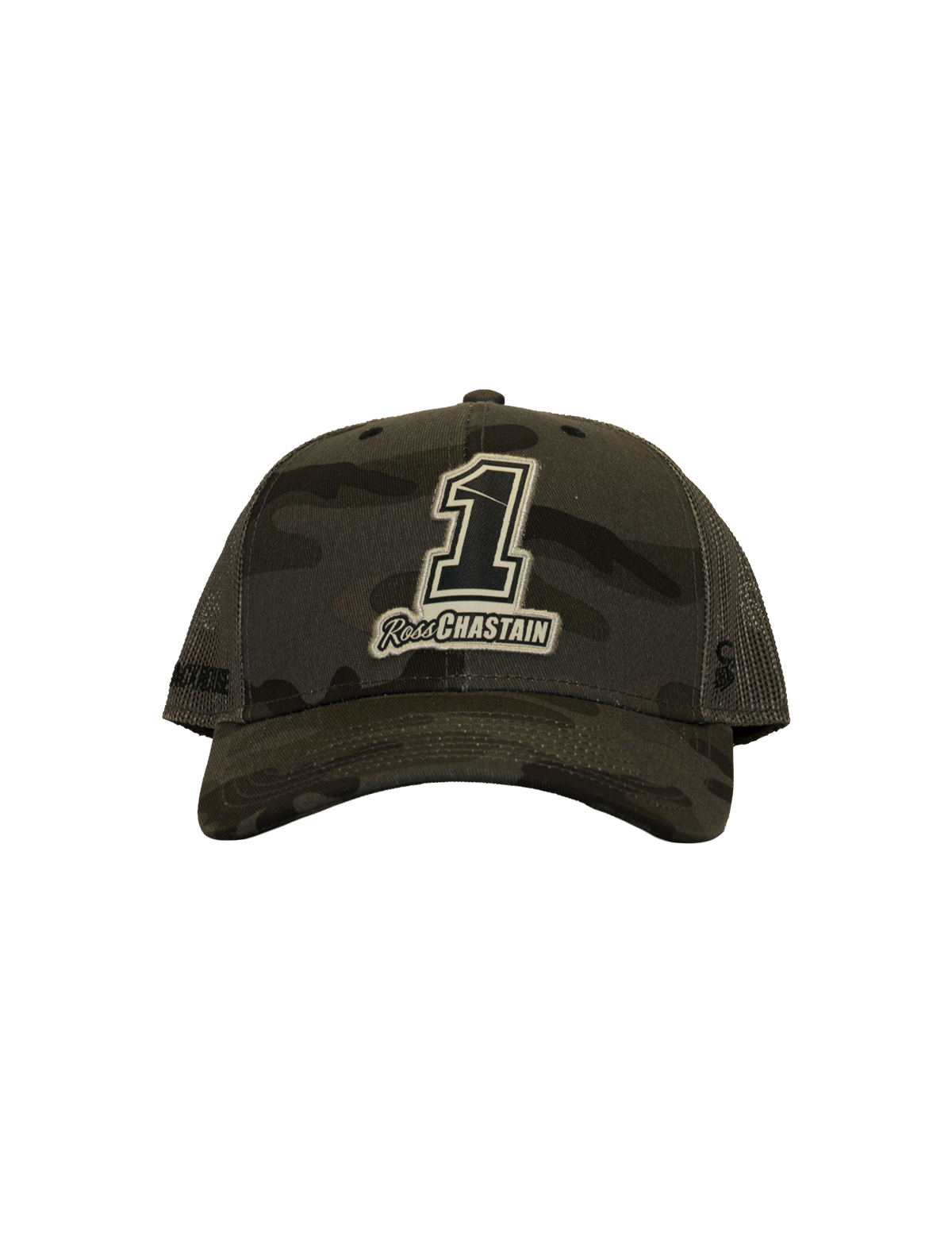 Ross Chastain #1 Black Camo Snapback Hat