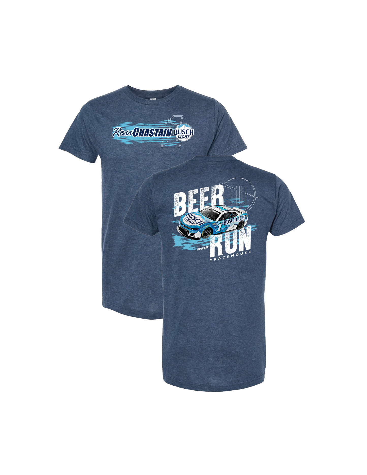 Ross Chastain #1 Busch Light Beer Run T-Shirt