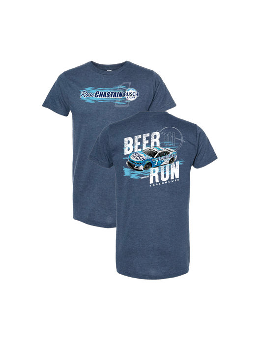 Ross Chastain #1 Busch Light Beer Run T-Shirt