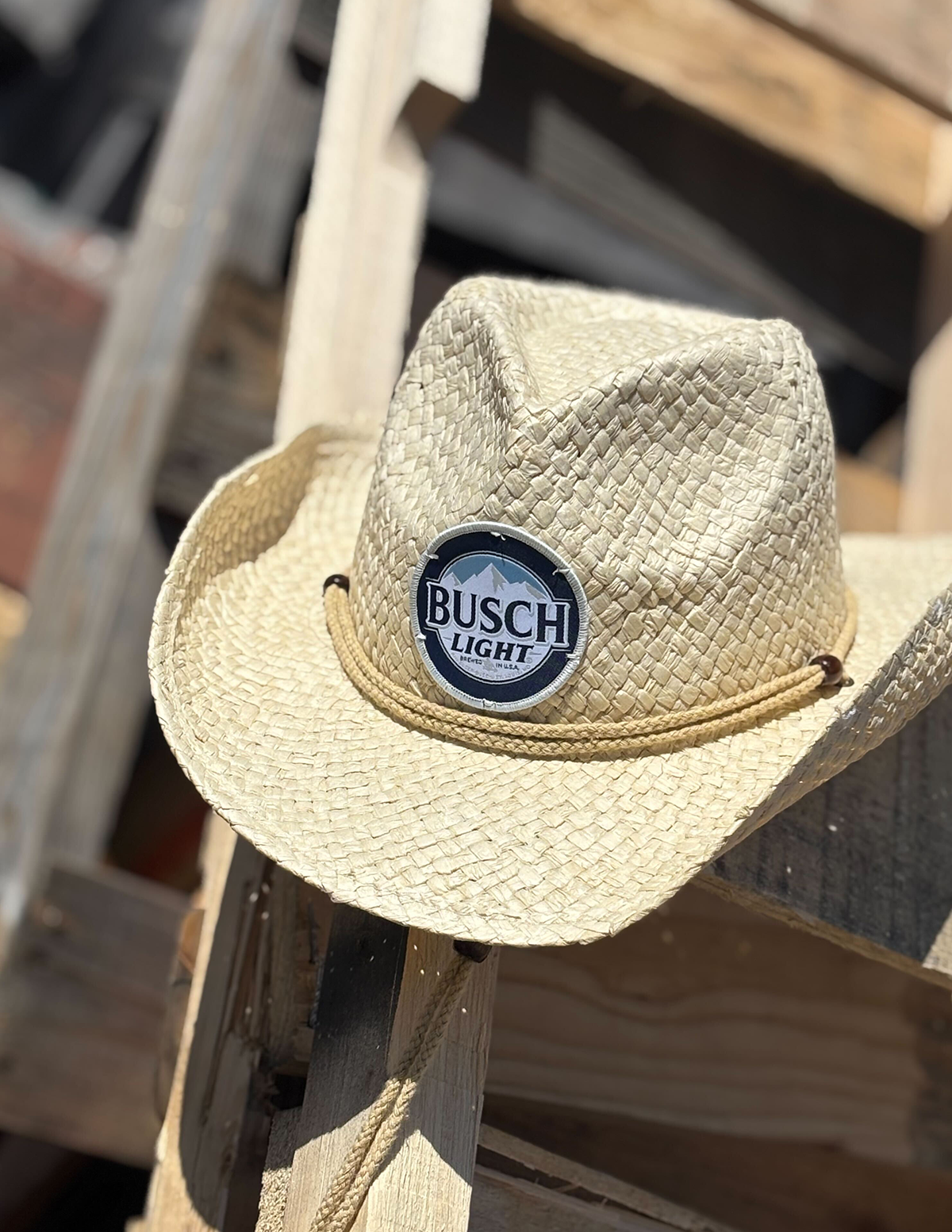 Ross Chastain #1 Busch Light Straw Cowboy Hat