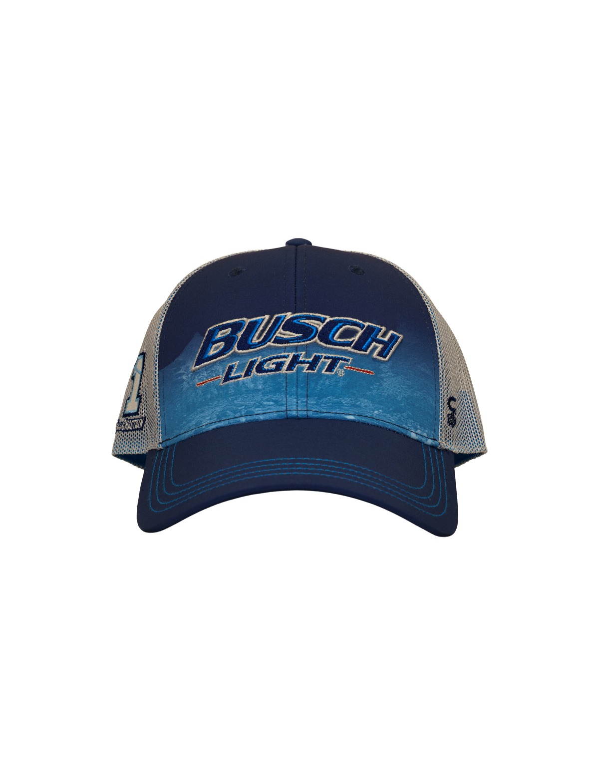 Ross Chastain #1 Busch Light Retro Mountains Mesh Snapback Hat