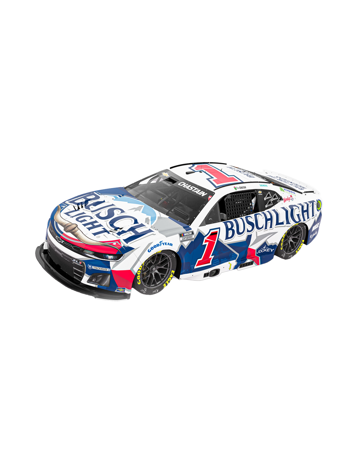 Ross Chastain #1 2025 Busch Light "For The Love of Texas" 1:24 Diecast *IN STOCK*