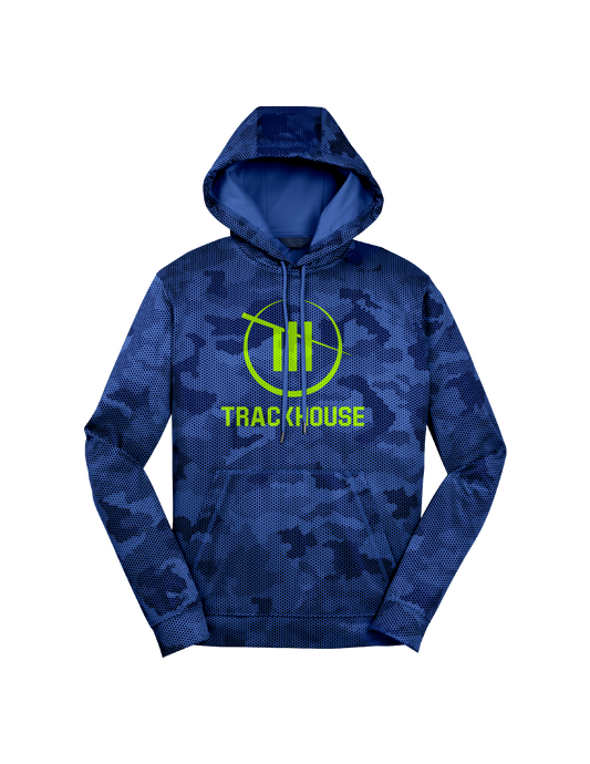 Trackhouse Blue Camo Hex Hoodie