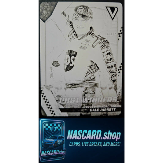 2018 Panini Victory Lane #58 Dale Jarrett Printing Plates Black #1/1