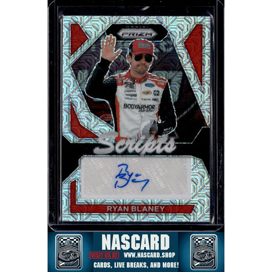 2024 Panini Prizm #S-RBY Ryan Blaney Scripts Mojo #/25