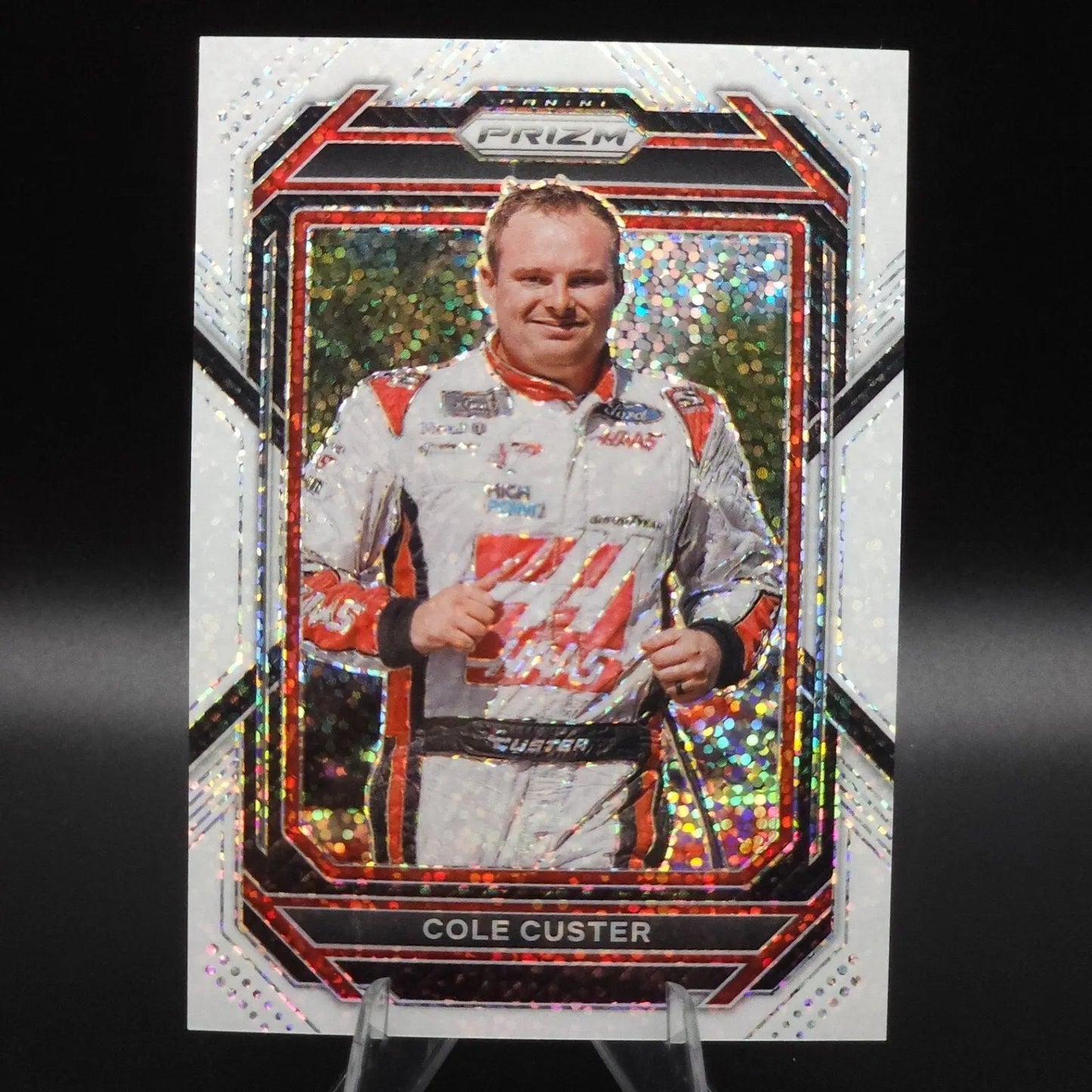 2023 Panini Prizm - Cole Custer #70 White Sparkle Prizm