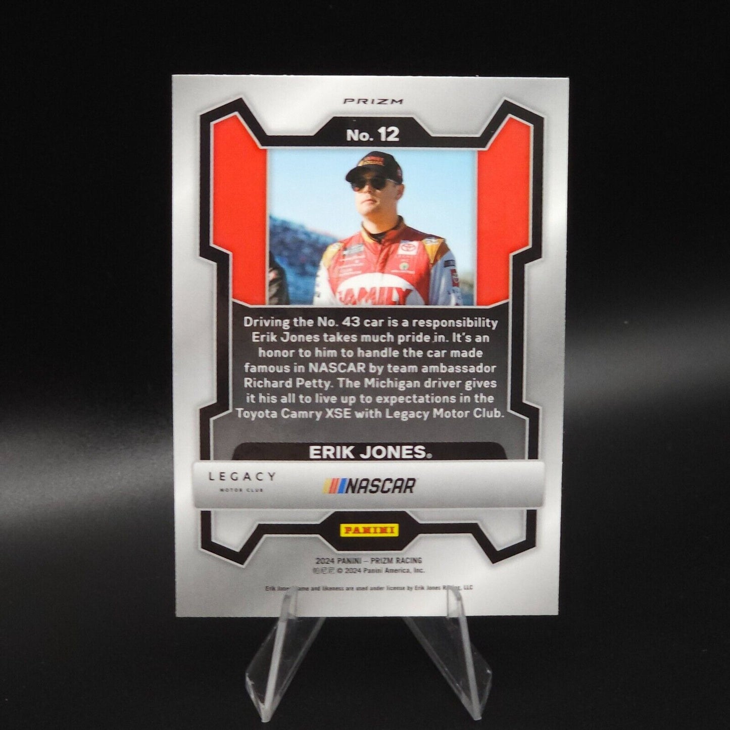 2024 Panini Prizm - Green Prizm #12 Erik Jones