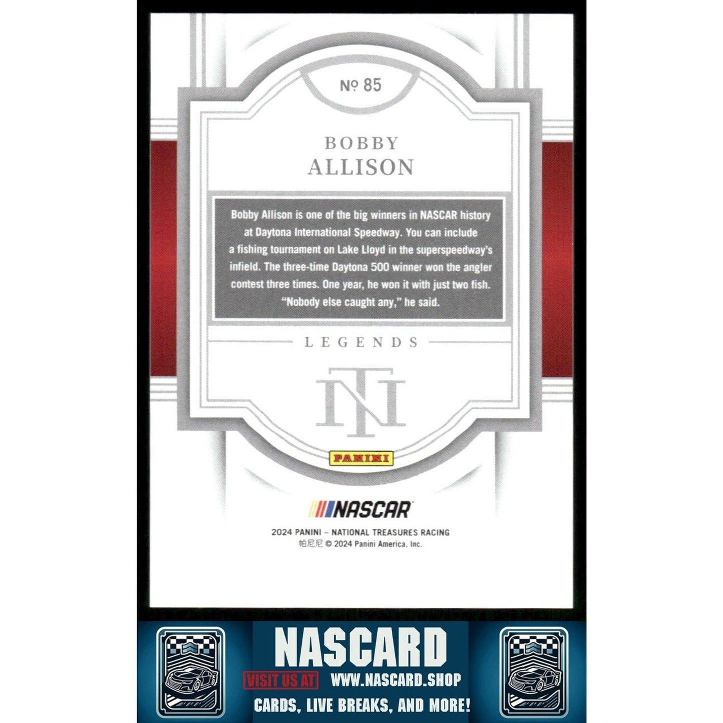 2024 Panini National Treasures #85 Bobby Allison