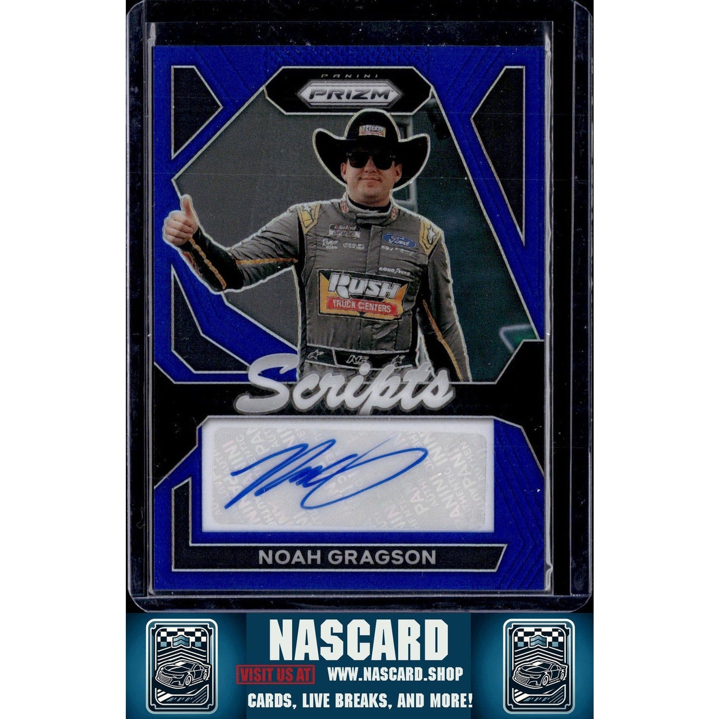 2024 Panini Prizm #S-NGN Noah Gragson Scripts Blue