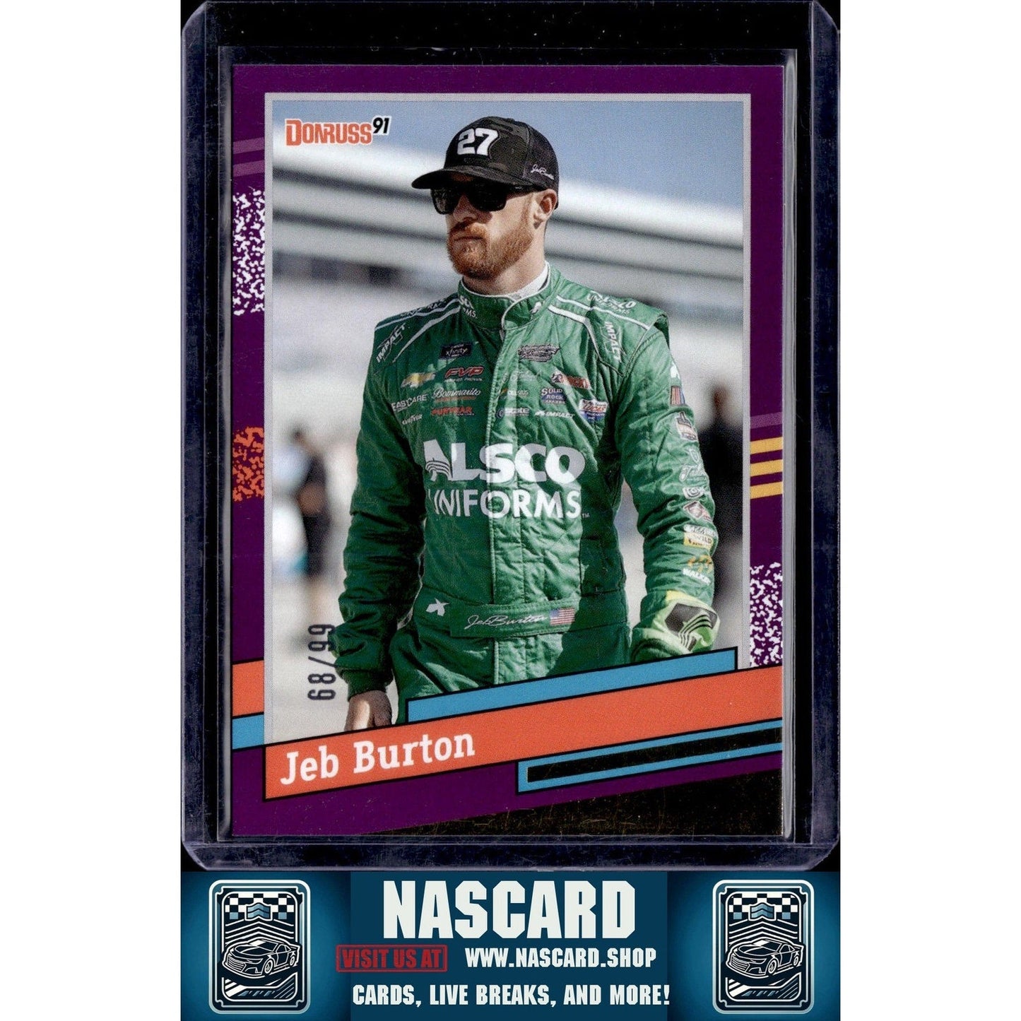 2024 Donruss #107 Jeb Burton Purple #/99