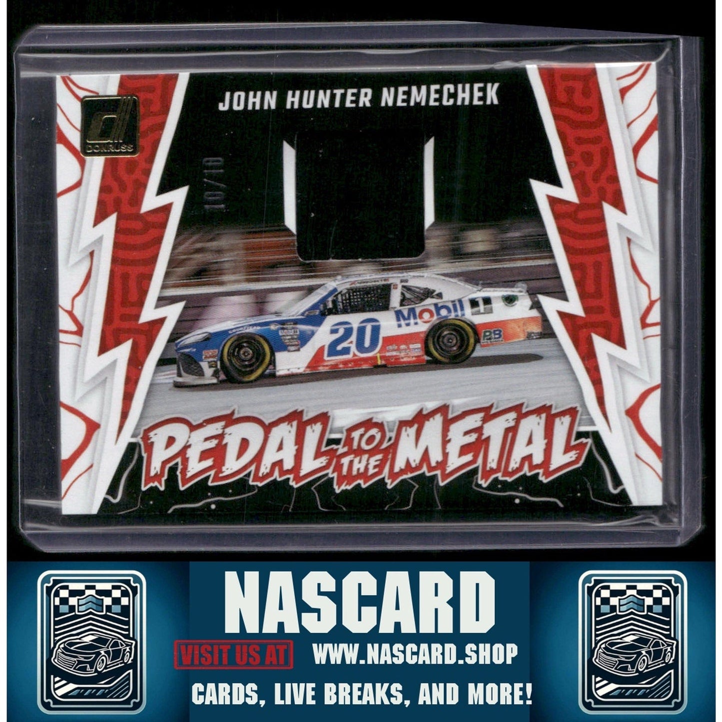 2024 Donruss #PMM-JHN John Hunter Nemechek Pedal to the Metal Materials Gold