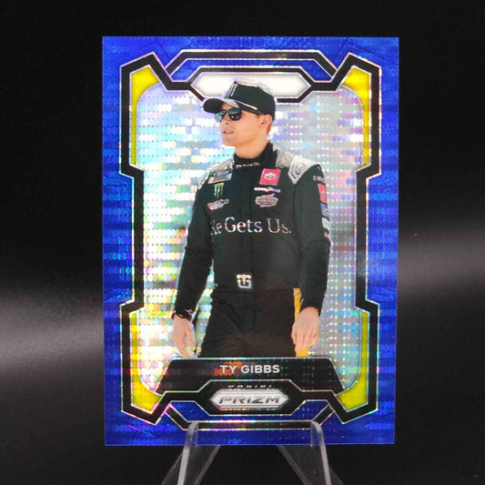2024 Panini Prizm Racing Blue Pulsar #4 Ty Gibbs /75