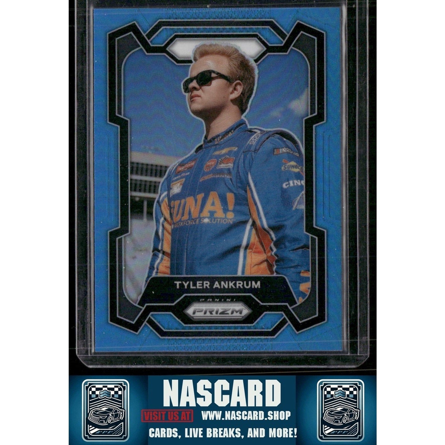 2024 Panini Prizm #48 Tyler Ankrum Carolina Blue