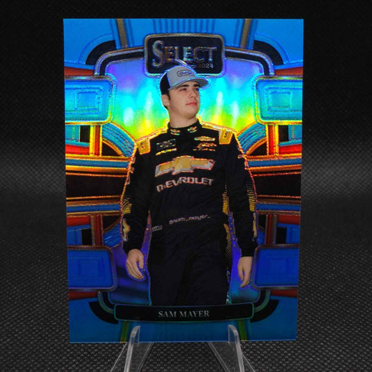 2024 Panini Select Racing Grandstand Light Blue Prizm #95 Sam Mayer 041/199