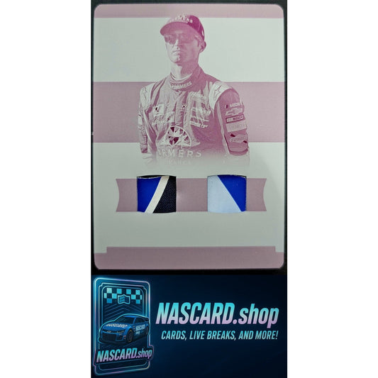 2017 National Treasures Kasey Kahne Dual Firesuit Materials Printing Plates 1/1