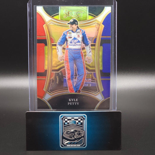 2024 Panini Select Racing Trackside Red and Blue Prizm #254 Kyle Petty /25
