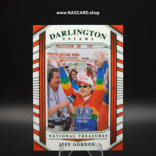 2024 National Treasures Darlington Dreams Green Jeff Gordon /5